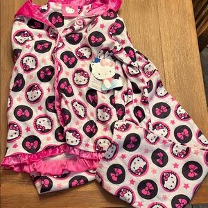 Hello Kitty Pink and Black Kids Pajama Set